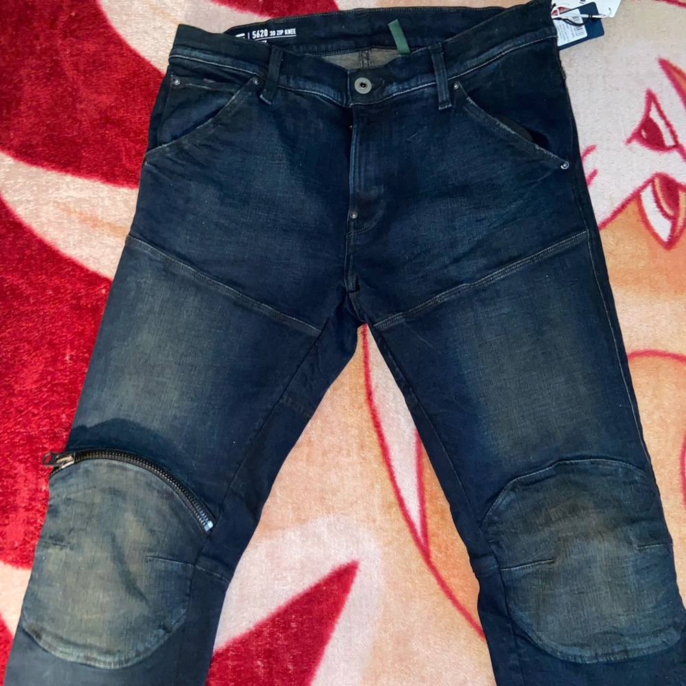 G-Star Raw 5620 3D Zip Knee Skinny Jeans